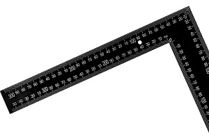 Угольник 400х300мм цельнометаллический Vertextools – фото