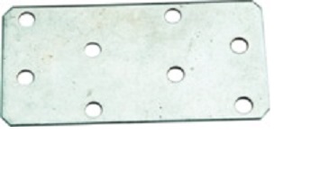 Пластина крепежная 80*40*1,5 цинк Кунгур – фото Пластина крепежная 80*40*1,5 цинк Кунгур – фото