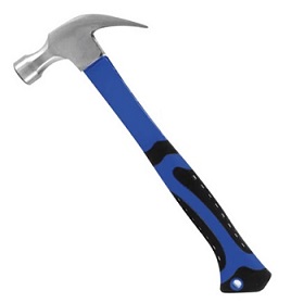 Молоток - гвоздодер, фиберглас. ручка - 450 г Vertextools – фото Молоток - гвоздодер, фиберглас. ручка - 450 г Vertextools – фото