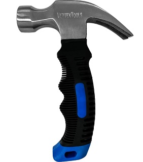 Молоток - гвоздодер, компакт - 225 г Vertextools – фото Молоток - гвоздодер, компакт - 225 г Vertextools – фото