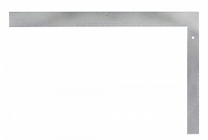 Угольник плоский 60х40см шкала 2мм Vertextools – фото