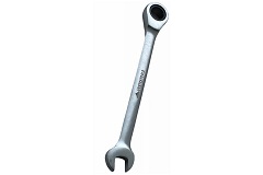 Ключ комбинированный трещоточный 6 мм, матовый Vertextools – фото Ключ комбинированный трещоточный 6 мм, матовый Vertextools – фото