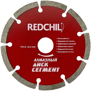 Диск алмазный сегментн. 115мм RED CHILI Vertextools – фото Диск алмазный сегментн. 115мм RED CHILI Vertextools – фото
