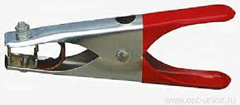 Зажим заземления KY1025 500A Red Handle – фото