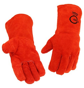 Перчатки-краги спилковые 14 – фото