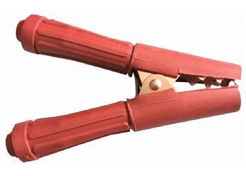 Зажим заземления KY1069 (красные) 500A – фото