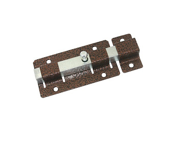 Задвижка дверная ЗД-06 пол. медь – фото