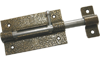 Задвижка дверная ЗД-07 пол. медь – фото