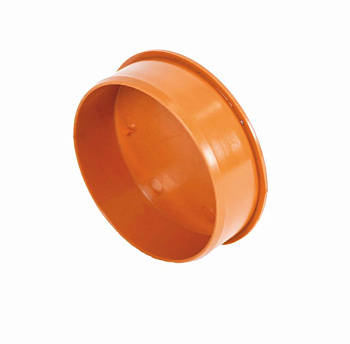 Заглушка d110мм (рыжая) – фото