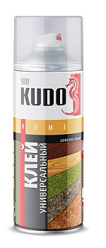 Клей аэрозольный универсальный (520мл) KUDO – фото