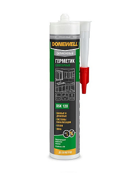 Герметик DoneWell силик. санитарный белый (260 мл) – фото