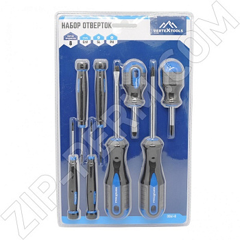 Набор отверток ударных (8шт) Vertextools – фото