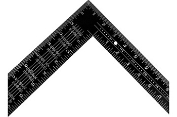 Угольник 600х400мм цельнометаллический Vertextools – фото