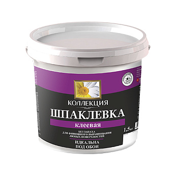 Шпаклевка клеевая 1,5 кг ведро г.Ижевск – фото Шпаклевка клеевая 1,5 кг ведро г.Ижевск – фото
