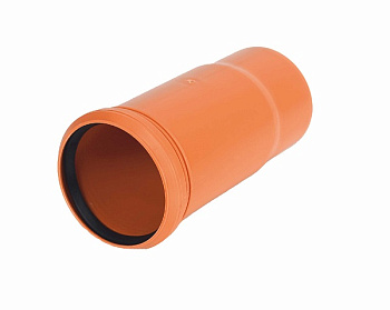 Муфта компенс. (патрубок) d110мм (рыжая) – фото