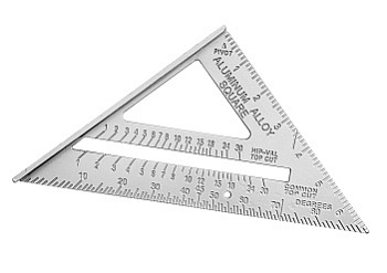 Угольник плотника алюминевый 300мм Vertextools – фото