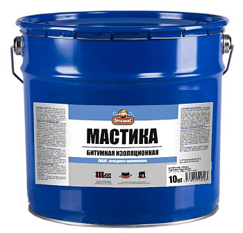 Мастика Битумно-изоляционная МБИ 10кг,, – фото