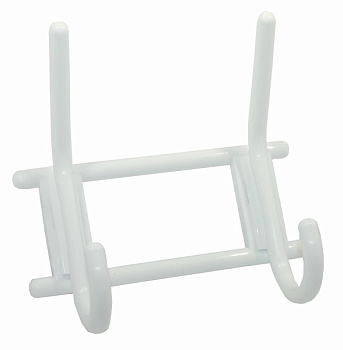 -х крючковая вешалка снежно-белая – фото