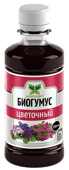 Удобрение ДОБРОЦВЕТ биогумус цветочный 0,25л – фото