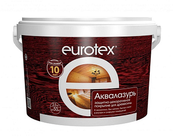 Аквалазурь EUROTEX  белый ( 2,5 кг) – фото