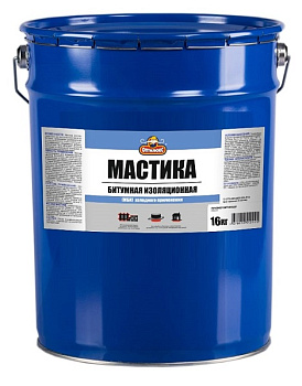 Мастика Битумно-изоляционная МБИ 16кг,, – фото