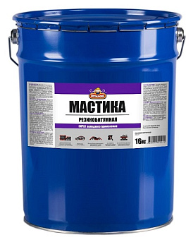 Мастика резинобитумная МРБ 16кг,, – фото