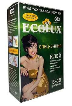 Клей д/обоев ECOLUX Винил (300 гр) – фото