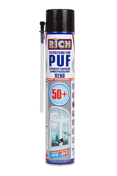 Пена монтажная RICH 50+ всесезонная (800гр) – фото