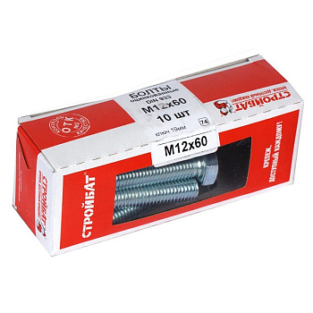 Болт оцинк. DIN 933 М 12х60 (10 шт.) г. С-Пб. – фото
