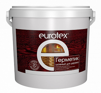 Герметик шовный для дерева EUROTEX сосна (6 кг) – фото Герметик шовный для дерева EUROTEX сосна (6 кг) – фото