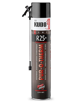 Напыляемая теплоизоляция KUDO пенополиуретановая бесшовная высокой плотности – фото