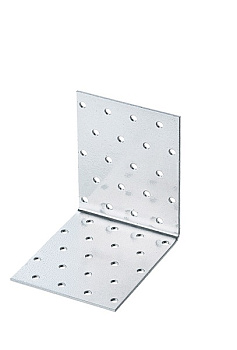 Уголок крепежный равносторонний KUR- 100х100х80 (25шт) – фото