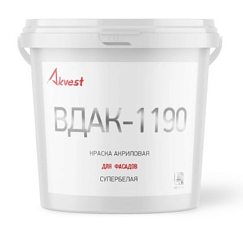 Аквест- ВДАК-1190  для фасадов ( 3кг) – фото